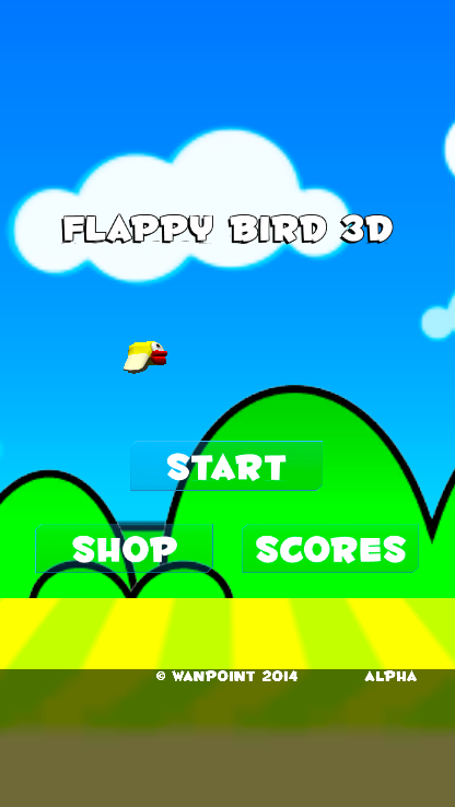 Flappy bird 3d 3D Model